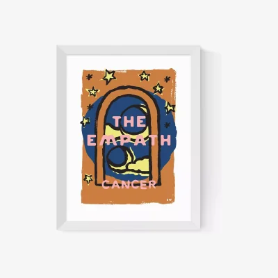 John Lewis EAST END PRINTS Sophie Ward 'Cancer The Empath' Framed Print