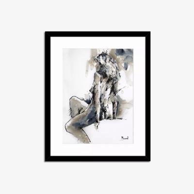 John Lewis John Lewis Joanne Boon Thomas 'Contemplation' Framed Print & Mount, 53.5 x 43.5cm, Multi