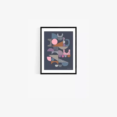John Lewis EAST END PRINTS Eloise Renouf 'Bits & Pieces' Framed Print