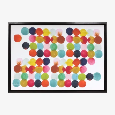 John Lewis Emilie Georgia - Pollen Framed Canvas, 60 x 85cm