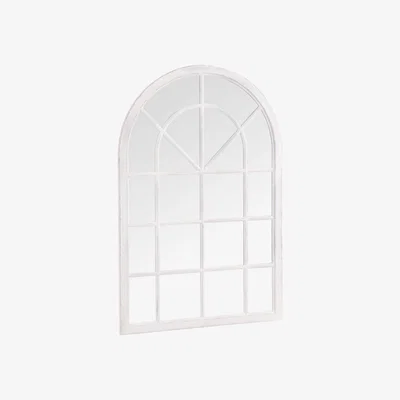 Knees Vasari Large Arched Wall Mirror - White
