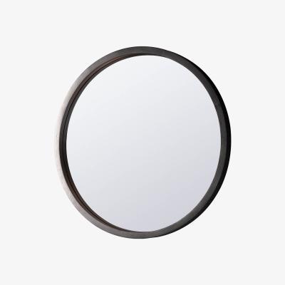 Knees Khaleesi Medium Round Wall Mirror - Black