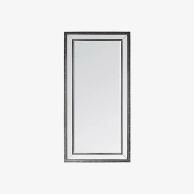 Knees Ripon Large Rectangle Wall Mirror - Silver