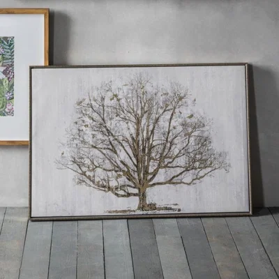 Knees The 62.5cm x 92.5cm Golden Oak Framed Art