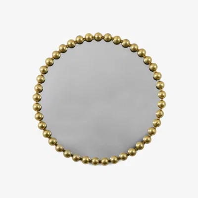 Knees Sion Round Mirror - Gold
