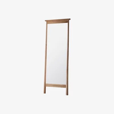 Knees Finn Extra Large Rectangle Cheval Mirror - Light Wood