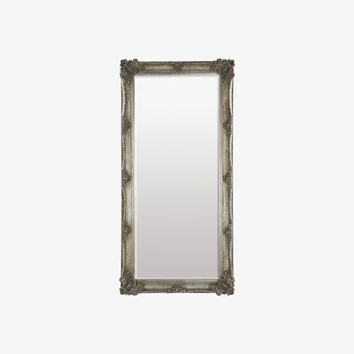 Knees Lewis Extra Large Rectangle Leaner Mirror - Silver