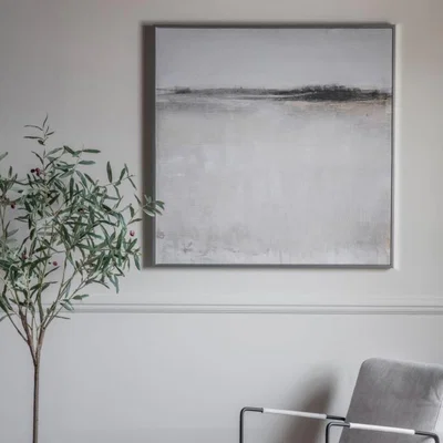 Knees Pasture 102.5cm x 102.5cm Framed Canvas