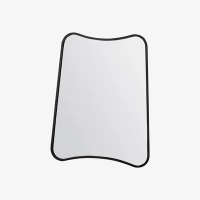 Knees Willington Medium Rectangle Wall Mirror - Black