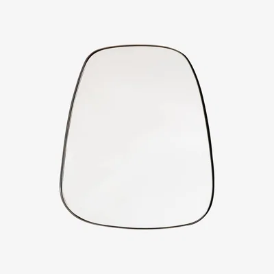 Knees Carl Medium Modern Wall Mirror - Silver
