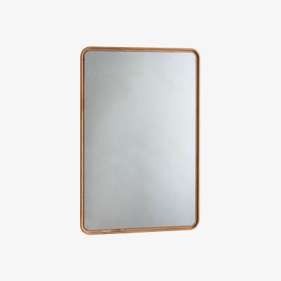Knees Kingsly Medium Rounded Rectangle Wall Mirror - Light Wood