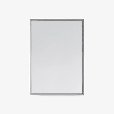 Knees Cecily Large Rectangle Wall Mirror - Grey