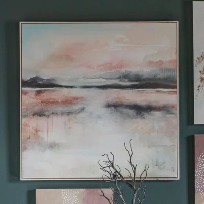 Knees Morning 100cm x 100cm Rise Framed Art
