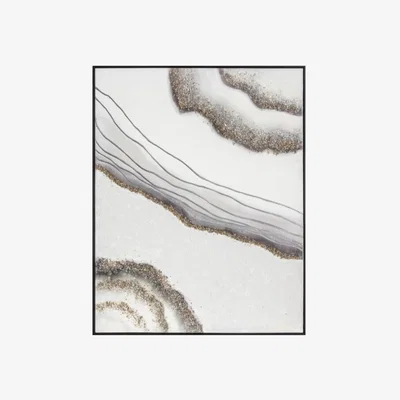 Knees Agate 100cm x 80cm Abstract Framed Canvas