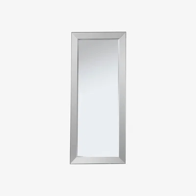 Knees Rina Extra Large Rectangle Leaner Mirror - Silver