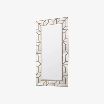 Knees Birch Extra Large Rectangle Leaner Mirror - Gold