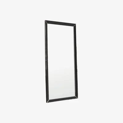 Knees Layla Extra Large Rectangle Leaner Mirror - Black