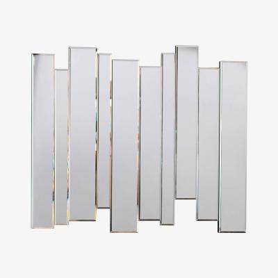 Knees Northallerton Medium Rectangle Wall Mirror - Silver