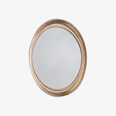 Knees Crosby Medium Oval Wall Mirror - Champagne