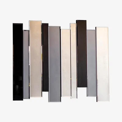 Knees Kiley Medium Irregular Wall Mirror - Grey