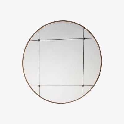 Knees Ozell Medium Round Wall Mirror - Gold