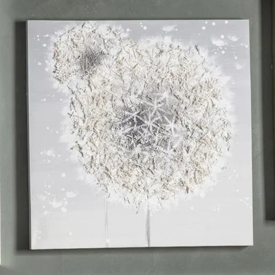 Knees Dandelion 80cm x 80cm Breeze Textured Art Canvas