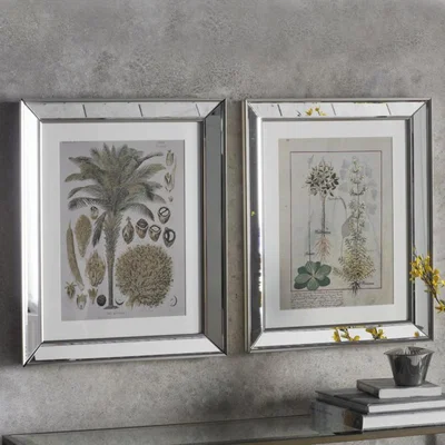 Knees Botanica Floral II Framed Art Set of 2