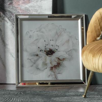 Knees White 59cm x 59cm Peony Framed Art
