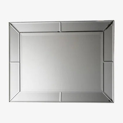Knees Keynsham Medium Rectangle Wall Mirror - Silver