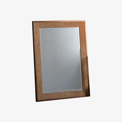 Knees Lona Large Rectangle Wall Mirror - Light Wood