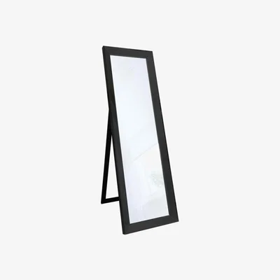 Knees Layla Extra Large Rectangle Cheval Mirror - Black