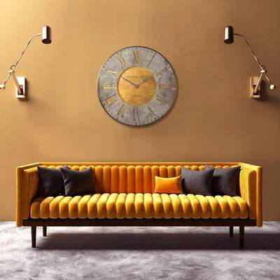 Knees Thomas Kent 76cm Florentine Grand Clock - Star