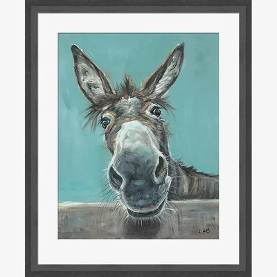 Knees Well Hello There 55 x 45cm Framed Wall Art