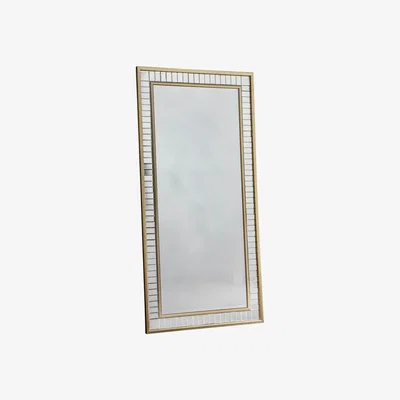 Knees Fynn Extra Large Rectangle Leaner Mirror - Gold
