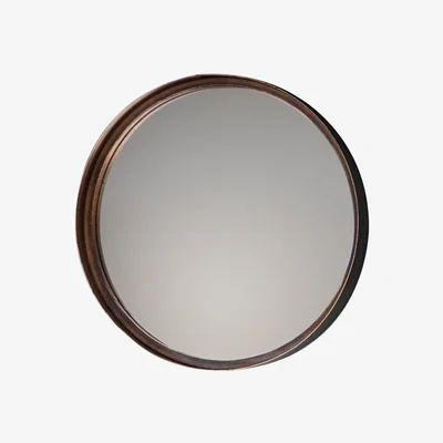 Knees Adrix 41cm Small Round Wall Mirror - Bronze (4pk)
