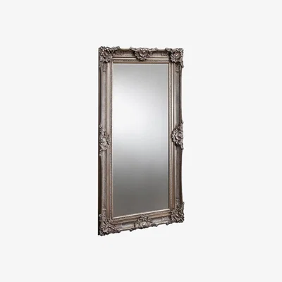 Knees Barden Extra Large Rectangle Leaner Mirror - Silver
