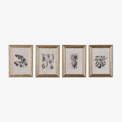Knees Allotment Studies Framed Art Set of 4