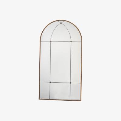 Knees Ozell Large Arched Wall Mirror - Gold