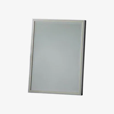 Knees Arlesey 70cm Medium Rectangle Wall Mirror - Silver