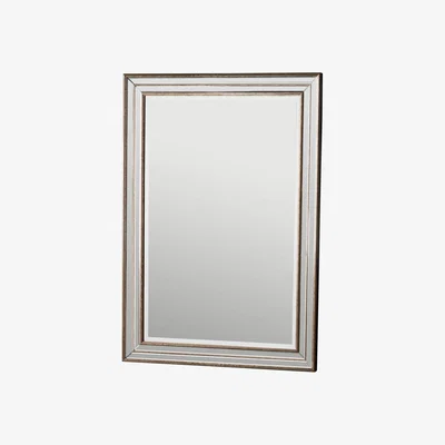 Knees Barbary Large Rectangle Wall Mirror - Champagne