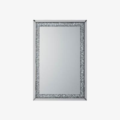 Knees Hank Large Rectangle Wall Mirror - Silver