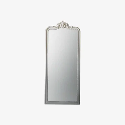 Knees Sylvia Extra Large Rectangle Leaner Mirror - White