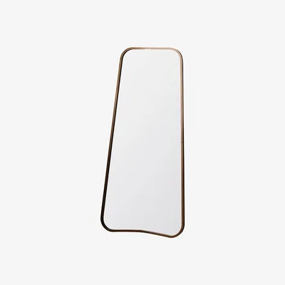 Knees Willington Large Rectangle Leaner Mirror - Gold