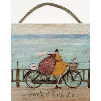 Knees A Breath of Fresh Air 20 x 20cm Block Wall Art