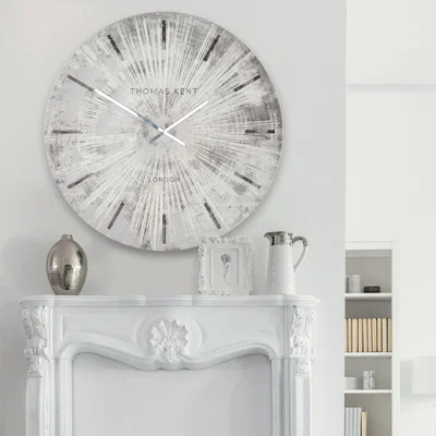 Knees Thomas Kent 91cm Starburst Grand Clock - Grey