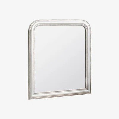 Knees Hazel 107cm Large Arched Wall Mirror - Silver
