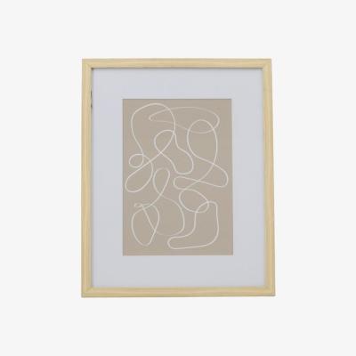 Knees Trail 50cm x 40cm Line Drawing Framed Art