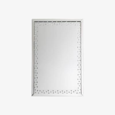 Knees Laspra Medium Rectangle Wall Mirror - Silver