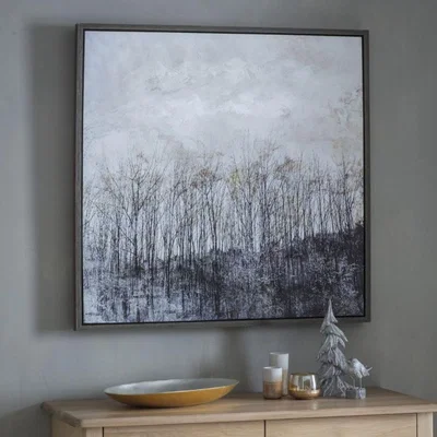Knees Autumn 85cm x 85cm Forest Framed Art