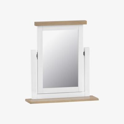 Knees Terranostra Medium Square Dressing Table Mirror - White